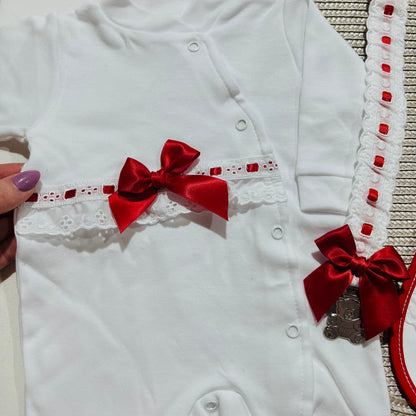 Kit Encanto para bebé - Vermelho