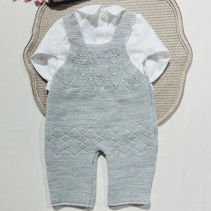 Conjunto Ternura  para bebé - 1/3M - Cinzento