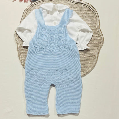 Conjunto Ternura  para bebé - 1/3M - Azul bebé