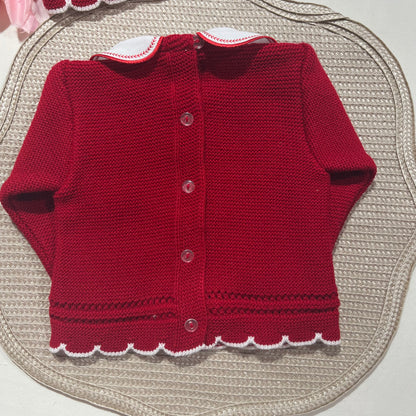 Conjunto Encanto  para bebé - 1/3M - Vermelho