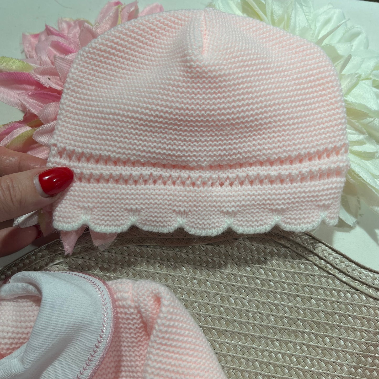 Conjunto Encanto  para bebé - 1/3M - Rosa bebé