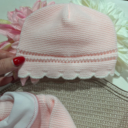 Conjunto Encanto  para bebé - 1/3M - Rosa bebé