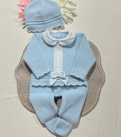 Conjunto Encanto  para bebé - 1/3M - Azul bebé