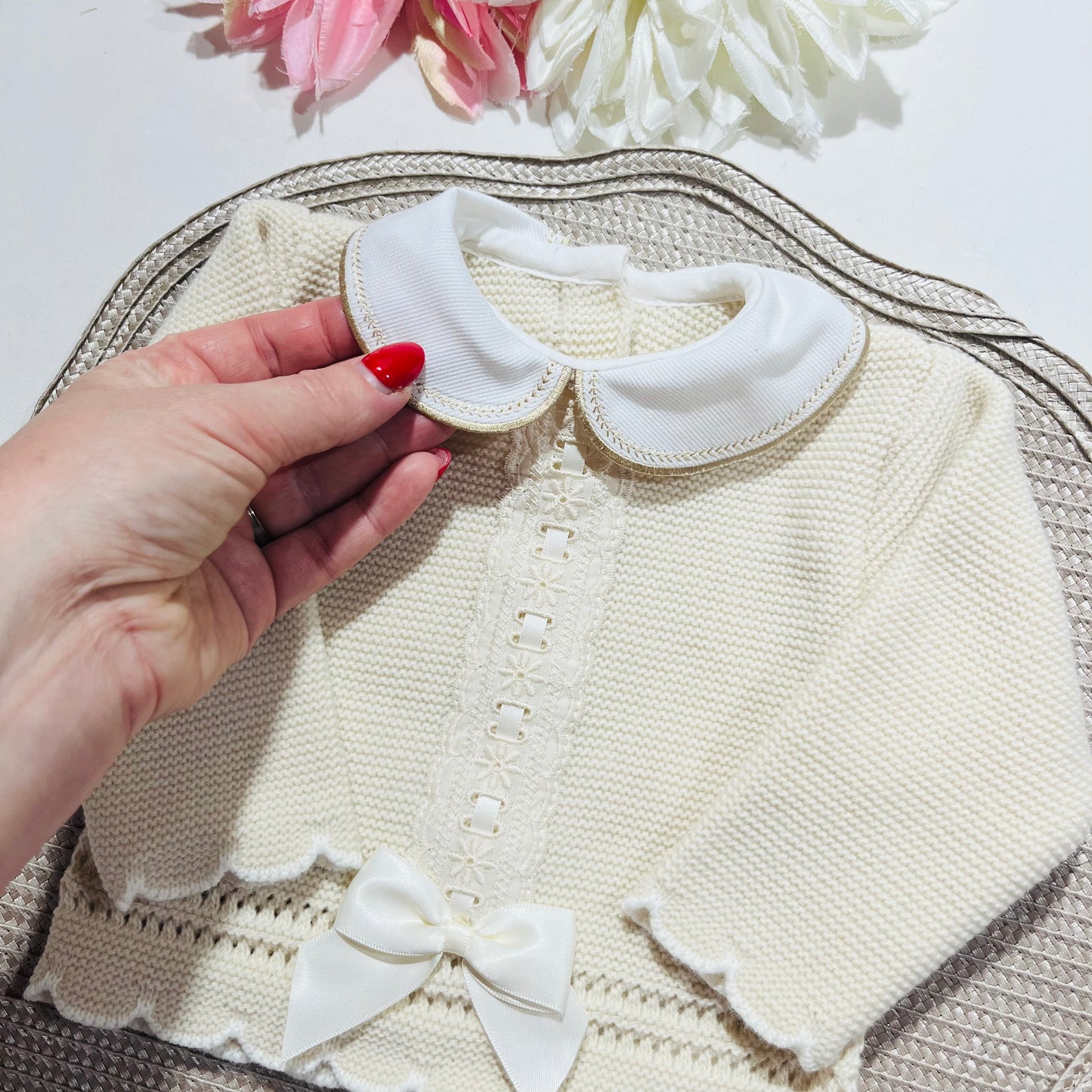 Conjunto Encanto  para bebé - 1/3M - Areia