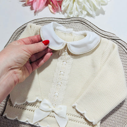 Conjunto Encanto  para bebé - 1/3M - Areia