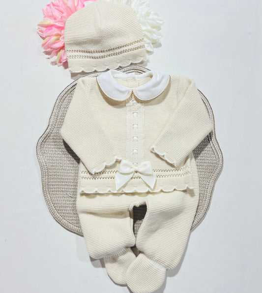 Conjunto Encanto  para bebé - 1/3M - Areia