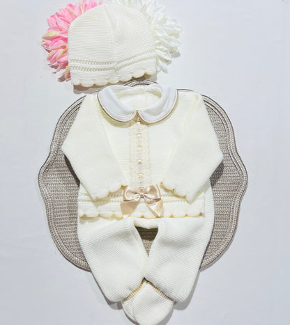 Conjunto Encanto  para bebé - 1/3M - Pérola