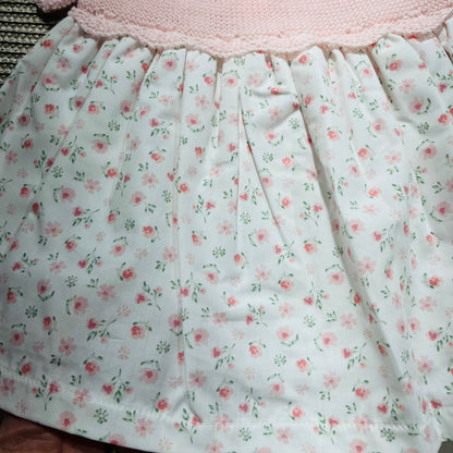 Vestido Clarinha - 3 aos 12M - Rosa