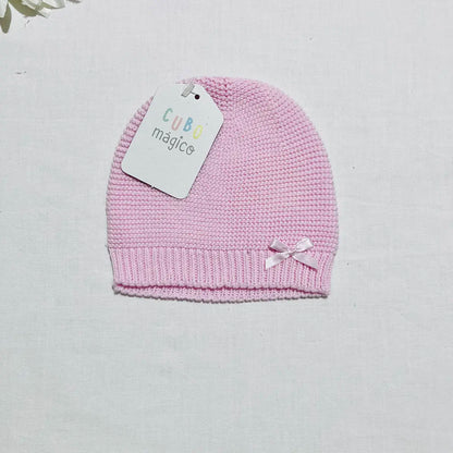 Gorro de malha bebé  - Algodão
