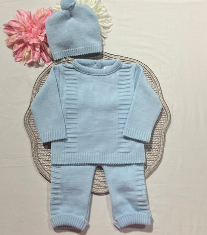 Conjunto Noa para bebé - 1/3M - Azul bebé