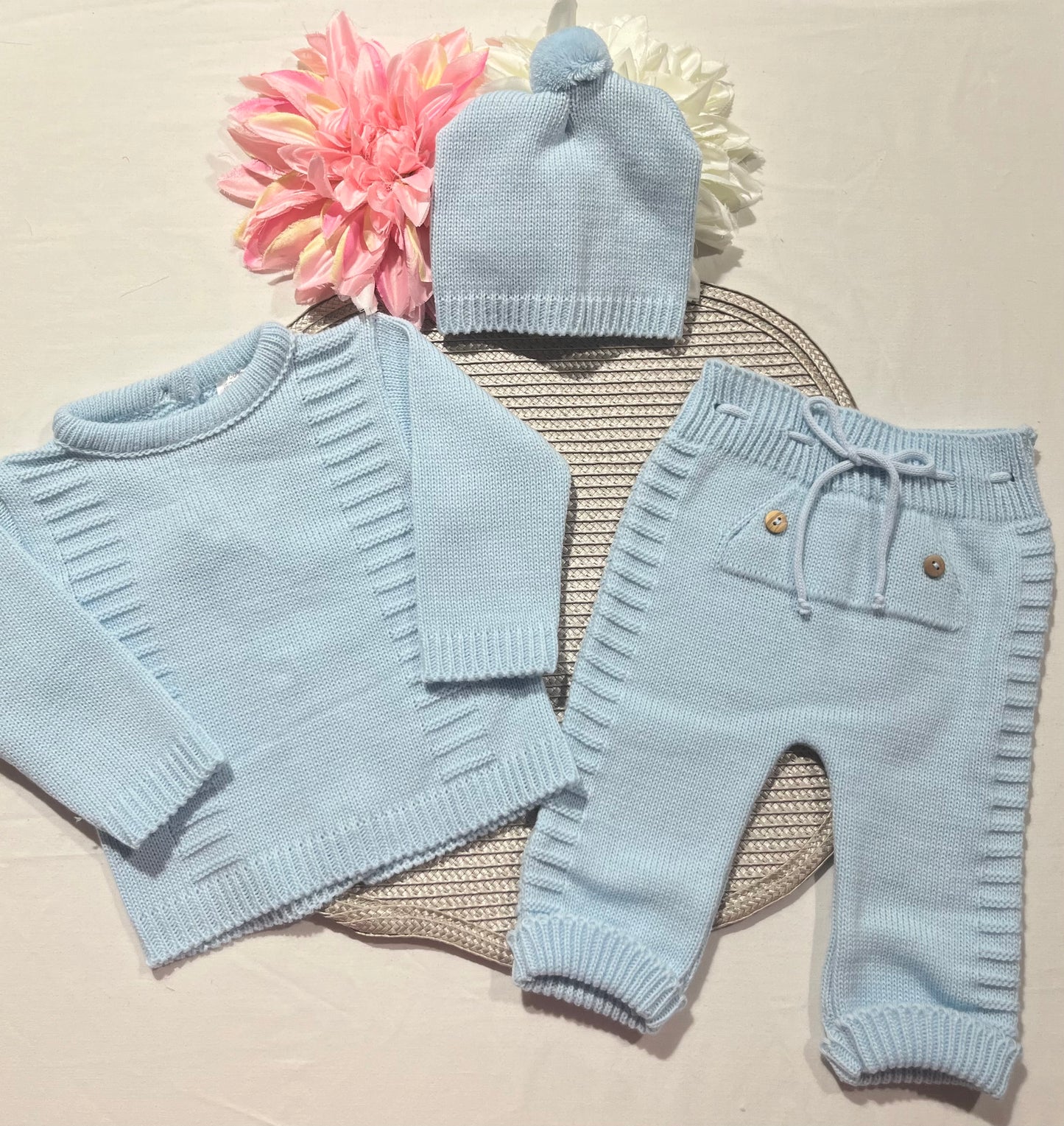 Conjunto Noa para bebé - 1/3M - Azul bebé