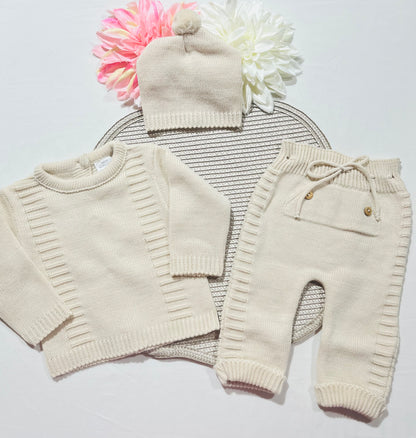 Conjunto Noa para bebé - 1/3M - Areia