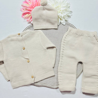 Conjunto Noa para bebé - 1/3M - Areia