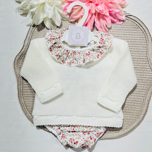 Conjunto Flor para bebé - 1 aos 12M