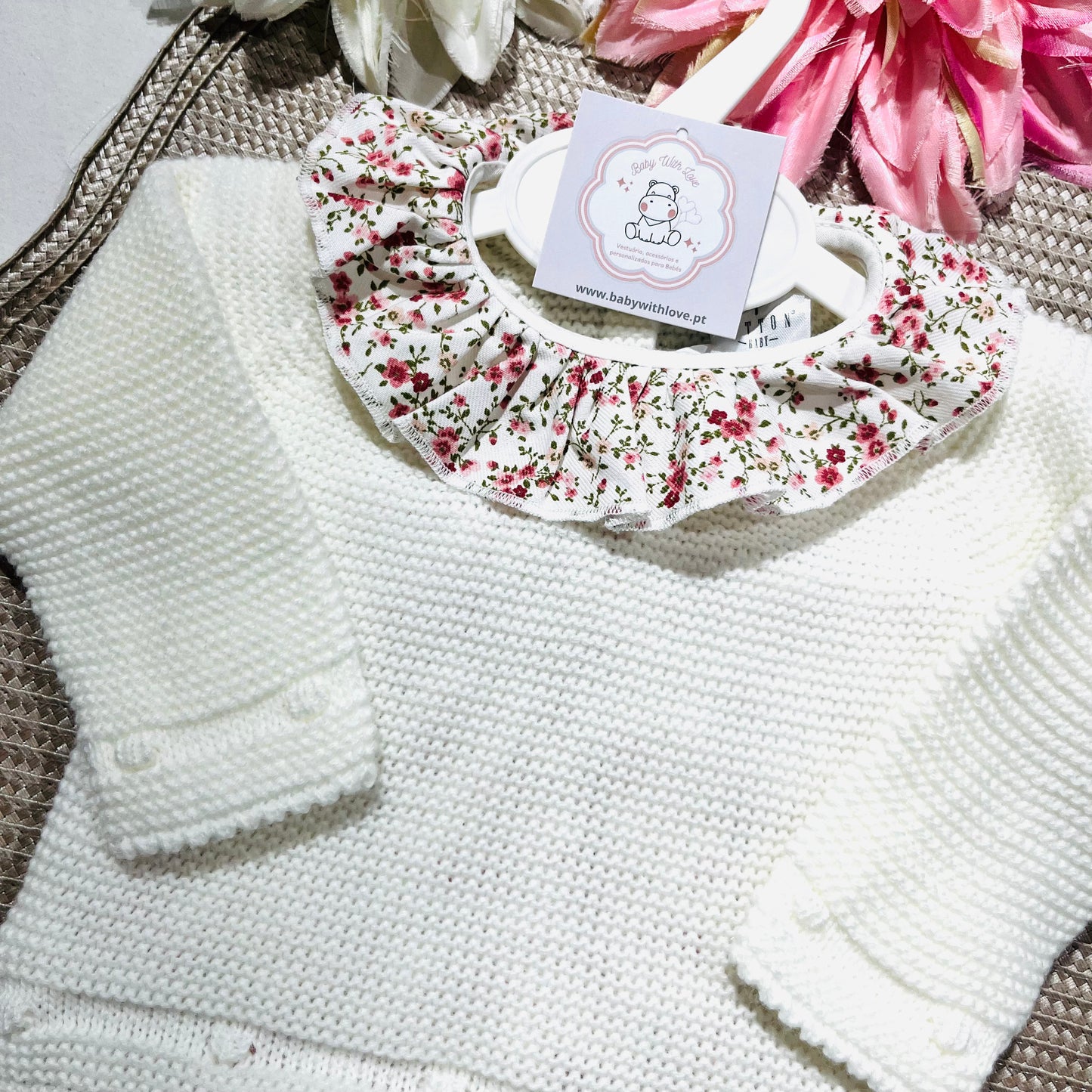 Conjunto Flor para bebé - 1 aos 12M