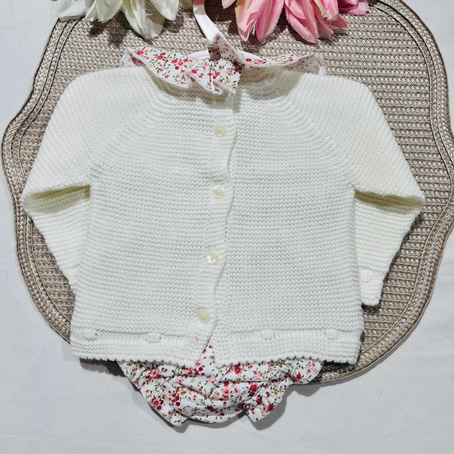 Conjunto Flor para bebé - 1 aos 12M