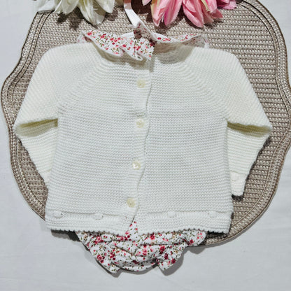Conjunto Flor para bebé - 1 aos 12M
