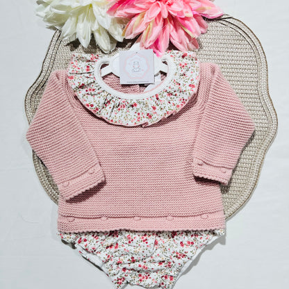 Conjunto Flor para bebé - 3 aos 12M