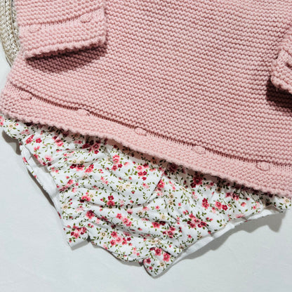 Conjunto Flor para bebé - 3 aos 12M