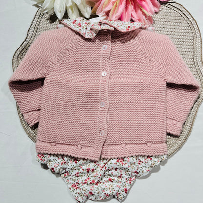 Conjunto Flor para bebé - 3 aos 12M