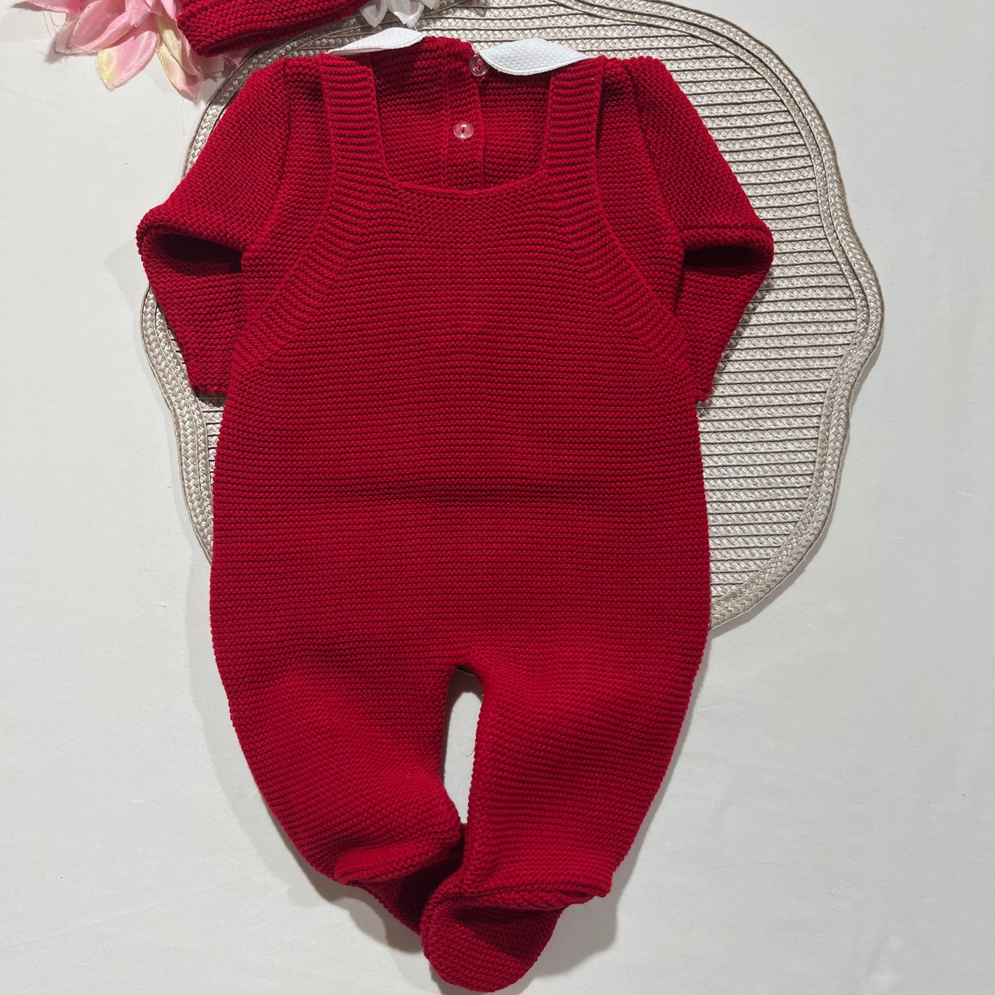 Conjunto Mimo para bebé - 1/3M - Vermelho