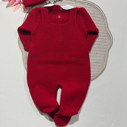 Conjunto Mimo para bebé - 1/3M - Vermelho
