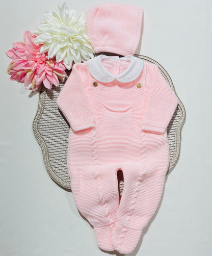 Conjunto Mimo para bebé - 1/3M - Rosa bebé