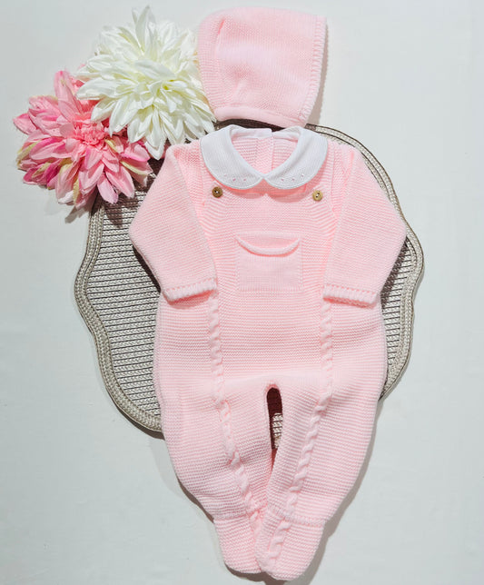 Conjunto Mimo para bebé - 1/3M - Rosa bebé