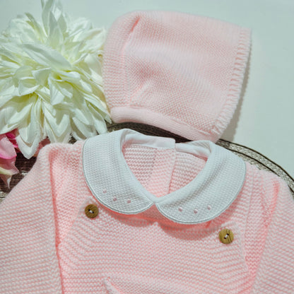 Conjunto Mimo para bebé - 1/3M - Rosa bebé