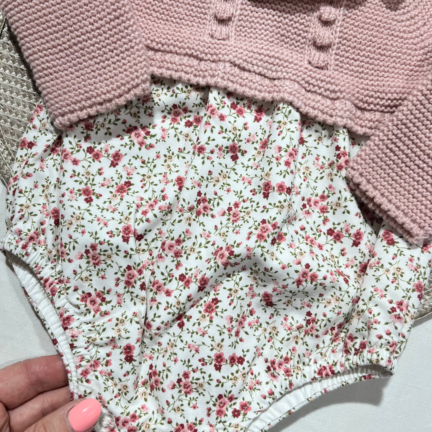 Fofo Flor para bebé - 1 aos 12M - Rosa velho