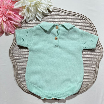 Fofo clássico para bebé menino -0/3M verde água