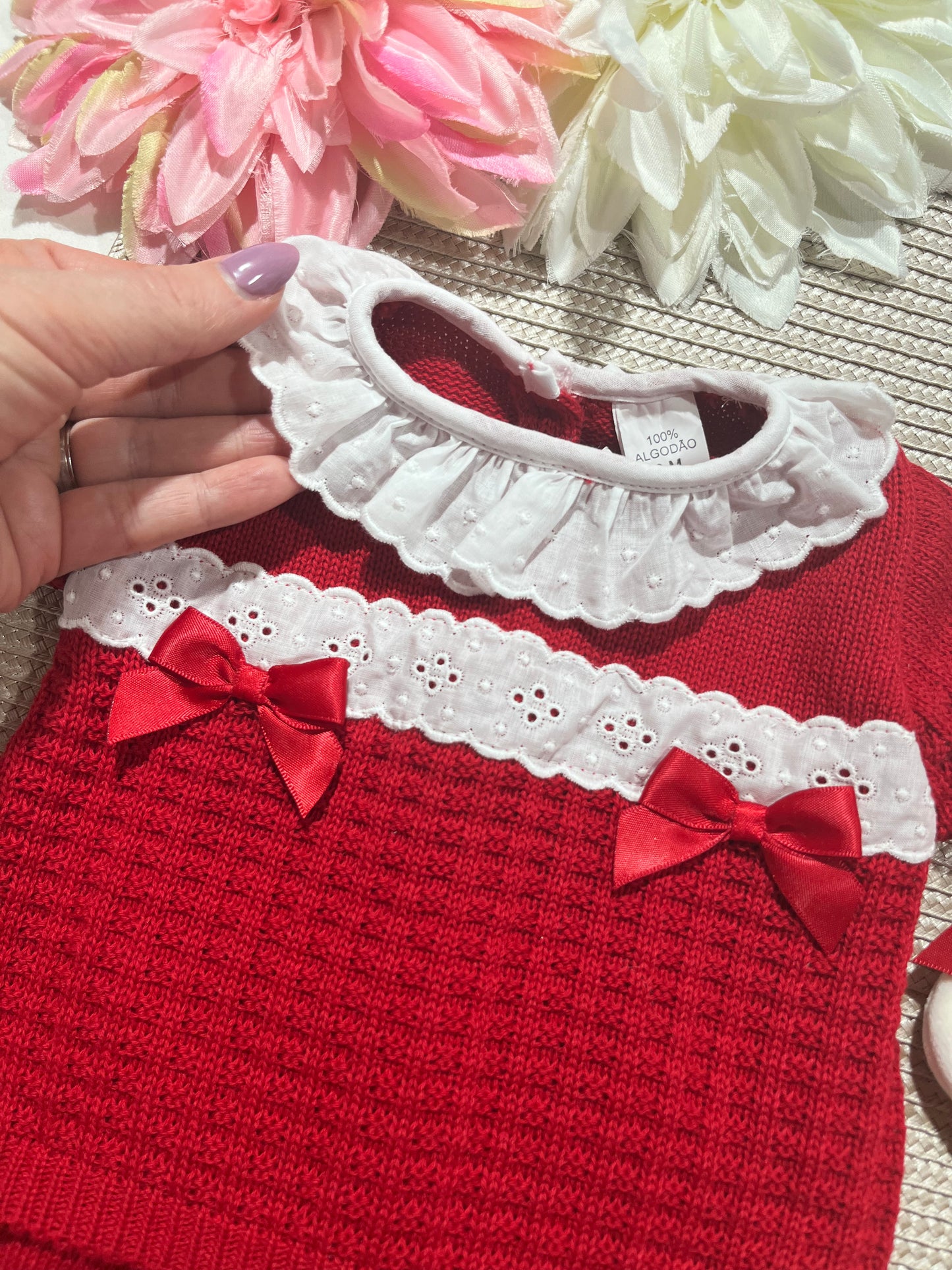 Conjunto Doce encanto para bebé -  Conjunto e sapatinhos - 1/3M