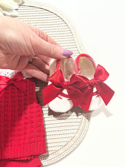 Conjunto Doce encanto para bebé -  Conjunto e sapatinhos - 1/3M
