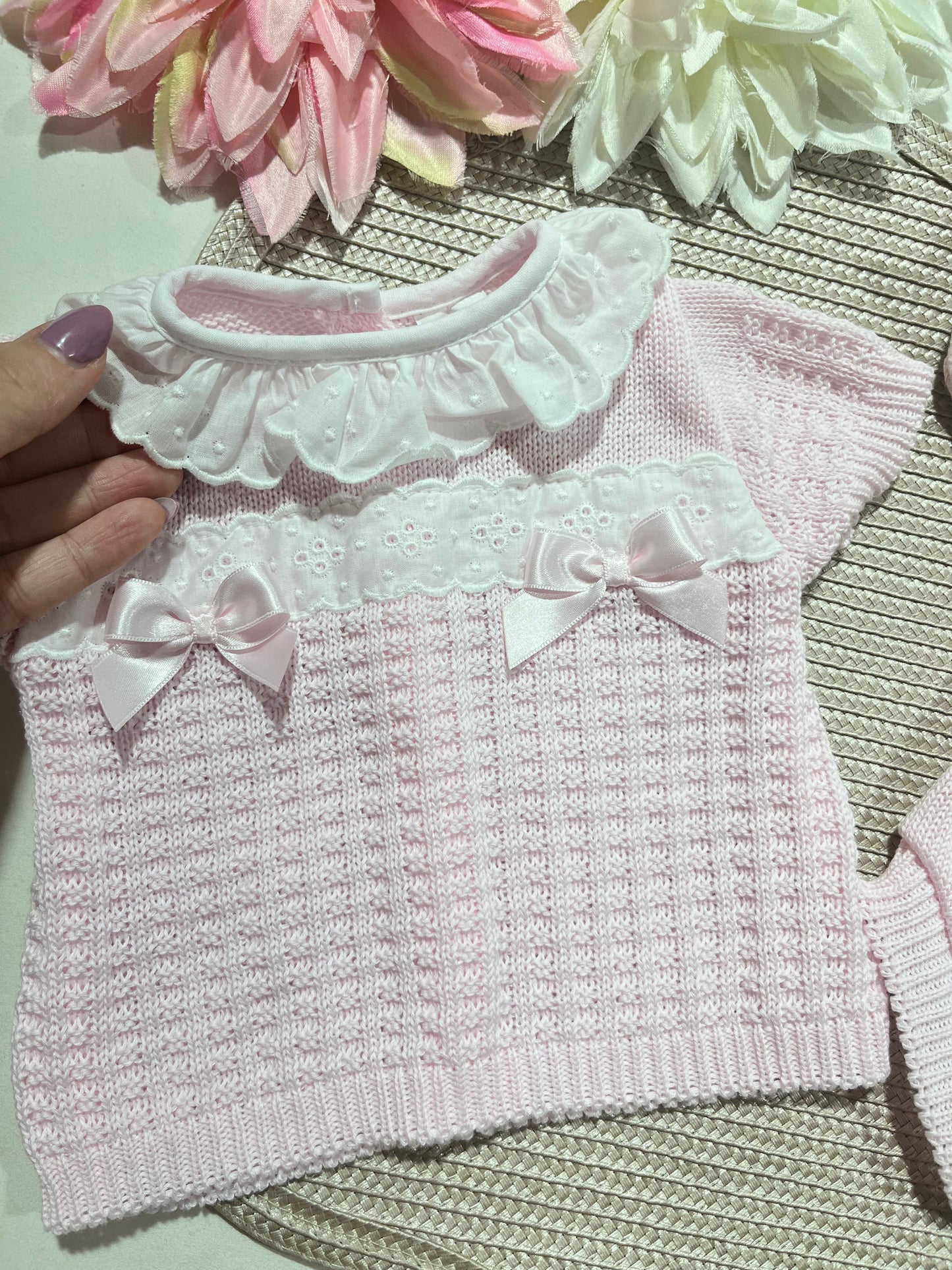 Conjunto Doce encanto para bebé -  Conjunto e sapatinhos - 1/3M