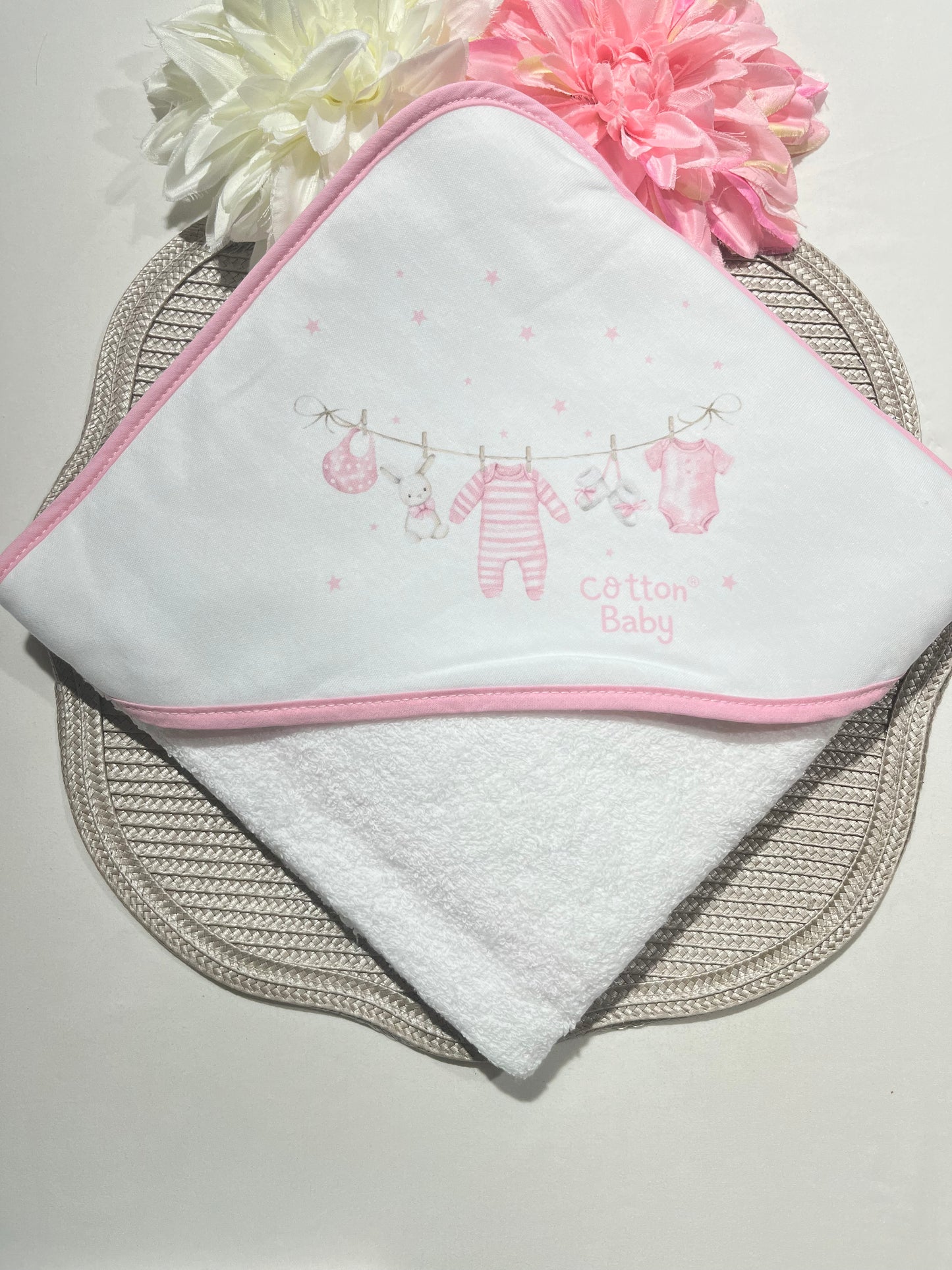 Toalha de banho  nuvem para bebé 100% algodão  - Cotton Baby