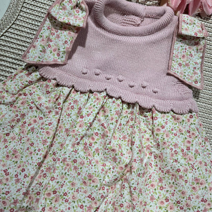 Vestido Flor  para bebé - 1 aos 18M